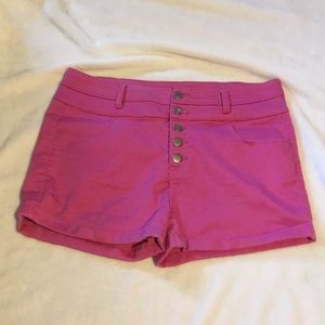 Pink High Waisted Shorts